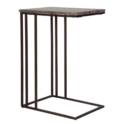 Uttermost Theodore 23" High Dark Bronze Metal Accent Table