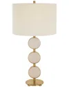 Uttermost Three Rings Contemporary Table Lamp In White