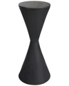 Uttermost Time's Up Hourglass Shaped Drink Table