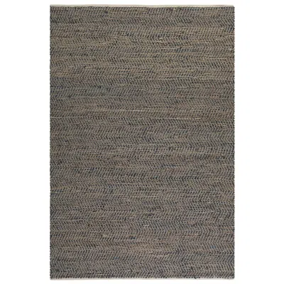 Uttermost Tobais 71001 5'x8' Black And Tan Area Rug