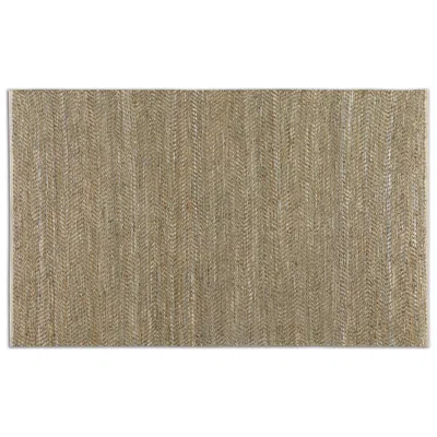 Uttermost Tobais 8'x10' Beige And Gray Area Rug In Brown