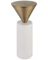 Uttermost Top Hat Drink Table In White