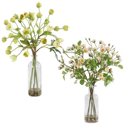 Uttermost Tranquility Lenten 2-piece Rose Bouquets
