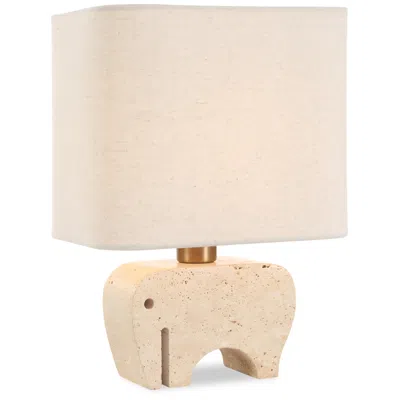 Uttermost Tusk 11" Natural Marble Accent Lamp