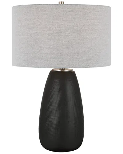 Uttermost Twilight Satin Table Lamp In Black