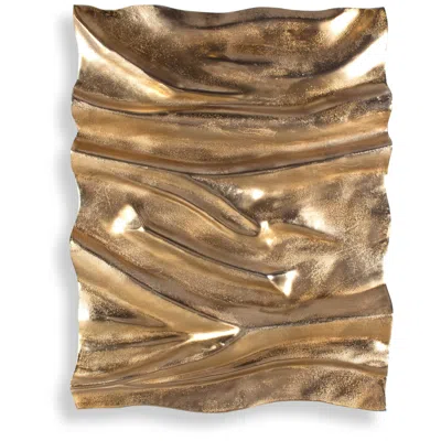 Uttermost Undulate 23" X 29" Gold Indoor-outdoor Metal Wall Panel
