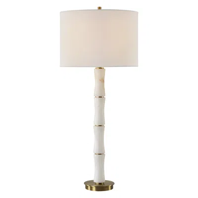 Uttermost Unify 32 1/4" High Polished Alabaster Sculptural Table Lamp
