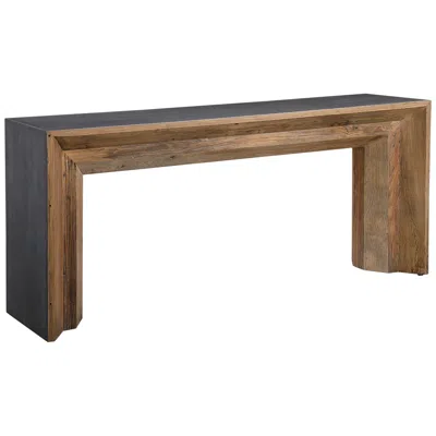 Uttermost Vail 72" Wide Natural Elm Wood Console Table