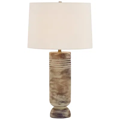 Uttermost Vale 28 3/8" Earthy Brown Ceramic Table Lamp