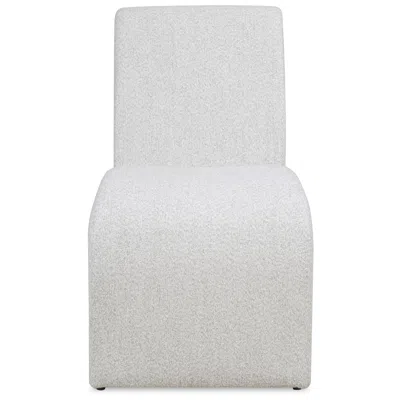 Uttermost Valentin Beige And Twine Upholstered Dining Chair In White