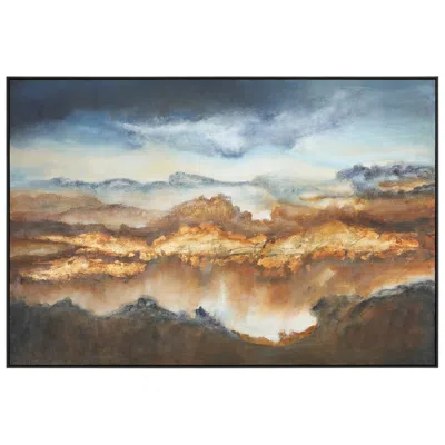 Uttermost Valley Of Light 73" Wide Framed Canvas Wall Art