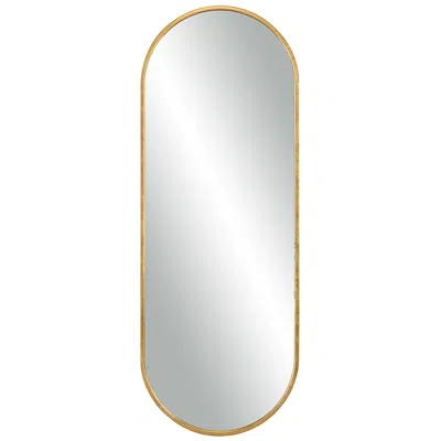 Uttermost Varina 60" X 22" Tall Oval Gold Mirror