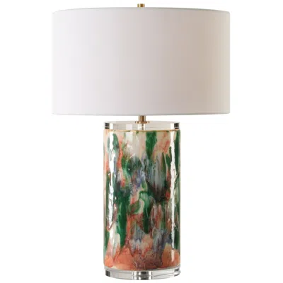 Uttermost Verdant 27 3/4" High Modern Colorful Ceramic Table Lamp
