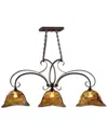 Uttermost Vetraio 3 Lt Bronze Kitchen Island Light