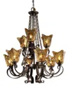 Uttermost Vetraio 9-light Oil-rubbed Chandelier In Bronze