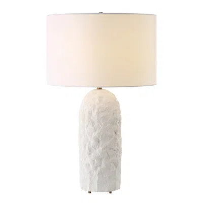 Uttermost Vieste 27 1/2" High White Sandstone Finish White Table Lamp