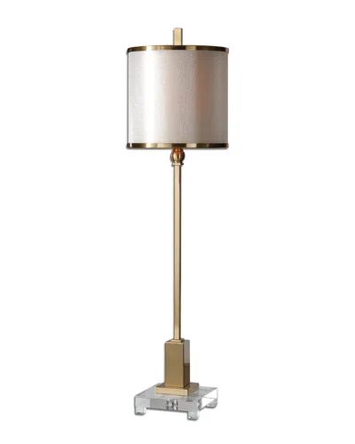 Uttermost Villena Brass Buffet Lamp In Neutral