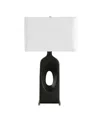 Uttermost Void 39" Ceramic Table Lamp In Black