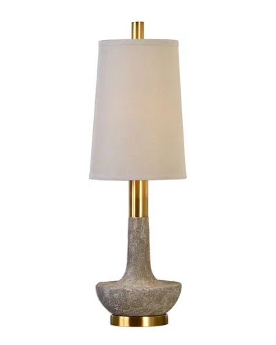 Uttermost Volongo Stone Ivory Buffet Lamp In Neutral