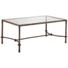 Uttermost Warring 48" Wide Rustic Bronze Patina Coffee Table