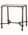 Uttermost Warring Iron End Table In Brown