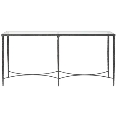 Uttermost Washington 63 1/2" Wide Rustic Black Console Table