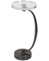 Uttermost Waveney Drink Table In Black