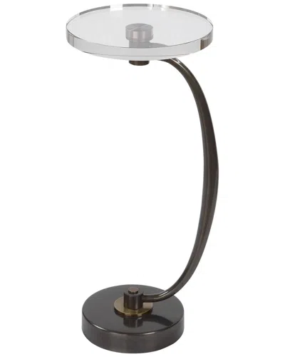 Uttermost Waveney Drink Table In Black