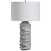 Uttermost Waves 27 1/2" Light Cobalt Blue Drip Ceramic Table Lamp