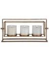 Uttermost Wenman Triple Candleholder In Gold