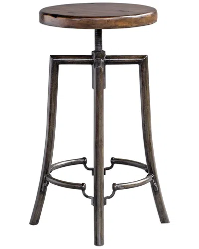 Uttermost Westlyn Industrial Bar Stool