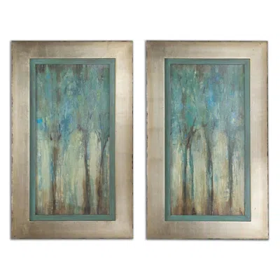 Uttermost Whispering Wind 35" High Wall Art Prints Set Of 2