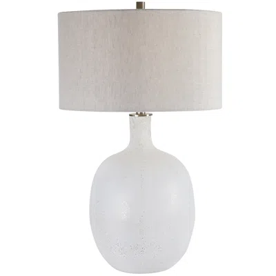 Uttermost Whiteout 29 3/4" High Textured Glass Table Lamp