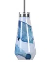 Uttermost Windswept Mini Pendant In Blue