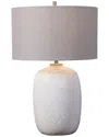 Uttermost Winterscape Glaze Table Lamp In Silver