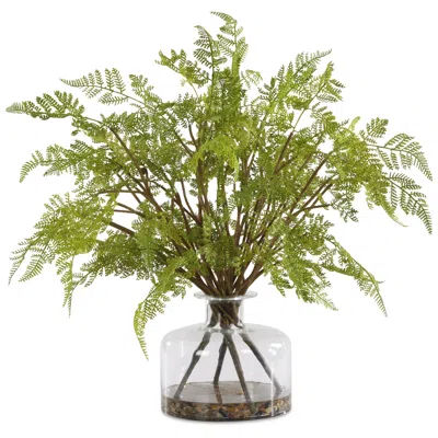 Uttermost Woodland Fern 27 1/2" Wide Centerpiece
