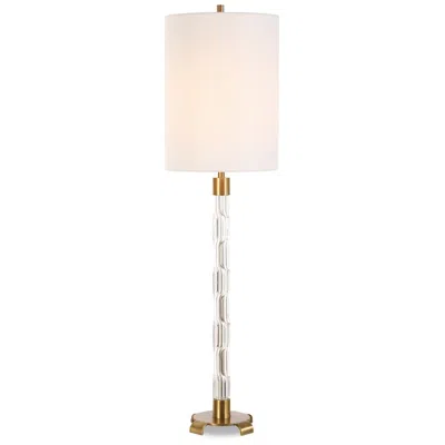Uttermost York 36 3/4" Crystal Glass Buffet Lamp