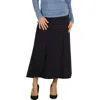 Uv Skinz A-line Upf Midi Skirt In Black
