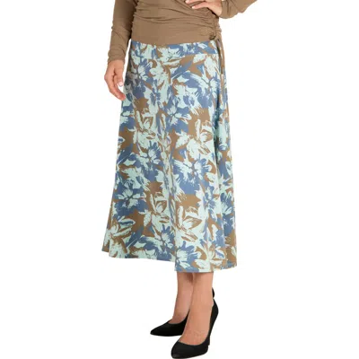 Uv Skinz A-line Upf Midi Skirt In Multi