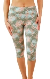 Uv Skinz Active Sport Swim Capris In Blue