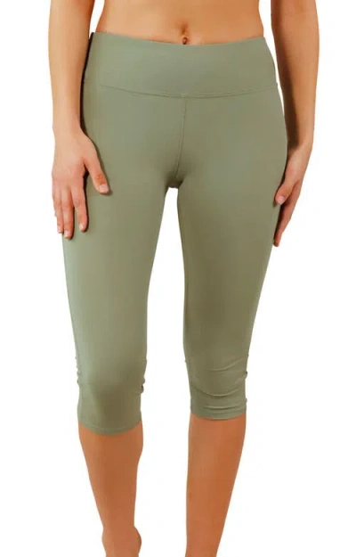 Uv Skinz Active Sport Swim Capris In Green