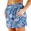 Uv Skinz Active Swim Skirt In Koa Leaves
