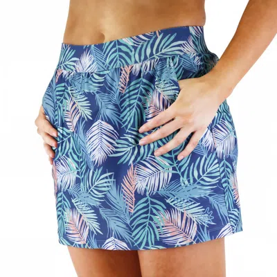 Uv Skinz Active Swim Skirt In Koa Leaves