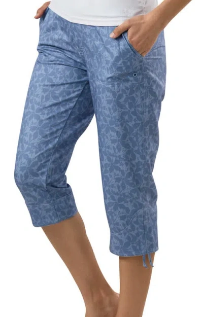 Uv Skinz Beach Capris In Blue