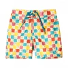 Uv Skinz Board Shorts In Checkered Daisies