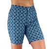 Uv Skinz Board Shorts In Chevron Weave