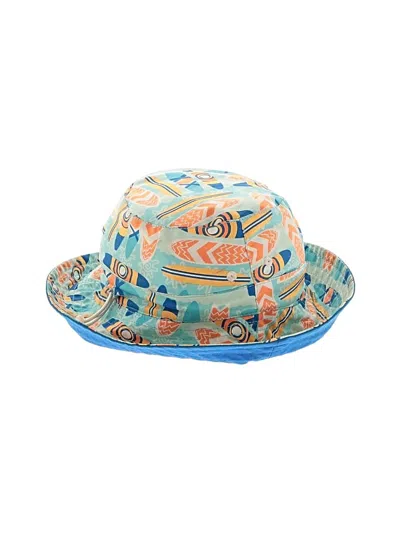 Pre-owned Uv Skinz Kids' Bucket Hat In Teal