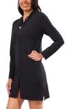 Uv Skinz Full Zip Island Beach Jacket In Black