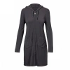 Uv Skinz Full Zip Island Beach Jacket In Charcoal