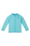 Uv Skinz Kids'  Full Zip Rashguard In Blue
